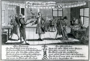 The Bookbinder（彫刻 作： German School