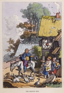 The Golden Hen（カラーリトグラフ 作： German School