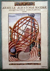 ティコ・ブラーエ（1546 - 1601）の「Astronomiae instituatae machanicia」に登場する大赤道儀、Wandsbeck