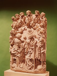 最後の晩餐、1500〜30年頃（石灰岩）（詳細は391865を参照） 作： German School