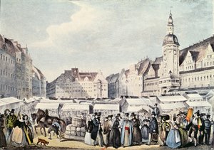 1830年のライプチヒフェア 作： German School
