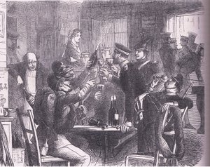 The Prussians at Versailles, Cassells History of the War between France and Germany, published by Cassell and Company Limited, c.1890 (litho) 作： German School