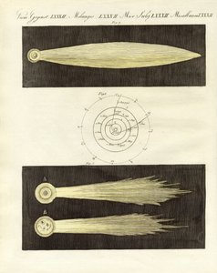 彗星（彩色済み彫刻 作： German School