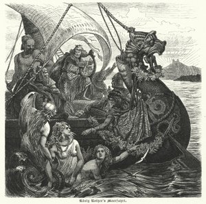 ロザー王の航海（彫刻 作： German School