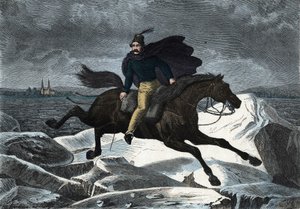 ドナウ川の氷の上を馬のタルタルに乗って疾走するサンドールの物語。フランツ・ヴィーデマンのドイツの物語「Wenn Jemand eine Reise thut, so kann er was erzahlen（誰かが旅をすると、これが彼の伝えることができる）」の中では 作： German School