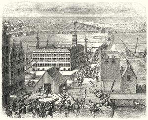 アントワープのハンザ同盟の商館 作： German School