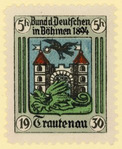 トラウテナウ、ボヘミアのドイツ人連盟、1894 作： German School
