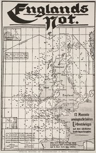 12か月の無制限Uボート戦争、1917年〜19年 作： German School