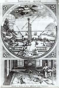 黒点を観察するさまざまな方法、クリストフ・シェイナーによるローザ・オルシーナのイラスト、1630年発行（詳細は294058を参照）