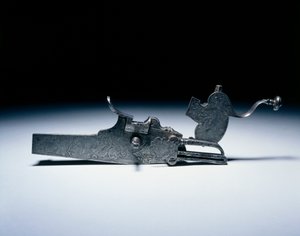 狩猟用ライフルのホイールロック式、c.1720-40（鋼）