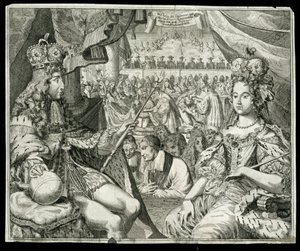 ウィリアム3世（1650〜1702年）およびメアリー2世（1662〜94年）1689年頃のグレートブリテンおよびアイルランドの王および女王 作： German School
