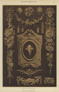 XVIIIth Century, Metal Fittings (colour litho) 作： German School