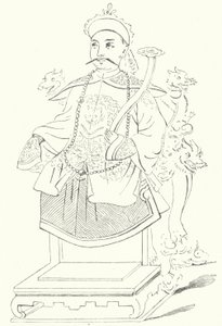 中国の仙鳳趾（せんぽうし）皇帝（彫刻作品 作： German School