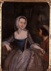 若い女性とナイフ 作： German School