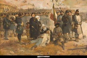 チェルナヤの戦い 作： Gerolamo Induno