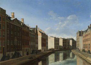 東から見たアムステルダム、ヘレングラハトの「ゴールデンベンド 作： Gerrit Adriaensz Berckheyde
