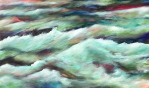 イースター・パシフィック、2018年（キャンバスにアクリル画） 作： 