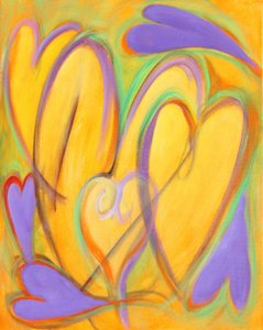 G Hearts 11, 2016（アクリル、キャンバス）