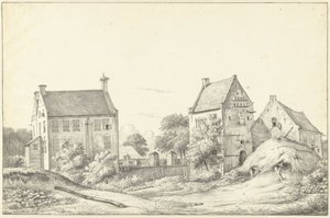 ユトファース近くの家 Vroonestein 作： Gerrit Lamberts