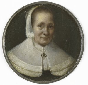 50 歳の女性の肖像 作： Gerrit Lundens