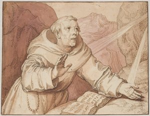 聖痕を受ける聖フランシスコ 作： Gerrit Pietersz.