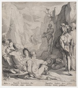 洗礼者聖ヨハネの説教、1593年。 作： Gerrit Pietersz Sweelink