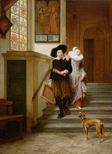 フランス・ハルス（1580-1666）と妻のリスベス・レイニアスドル 作： Gerrit Postma