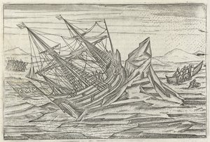 3 つの非常に立派な航海の真の説明.... 作： Gerrit de Veer