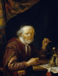 金の重さ 作： Gerrit or Gerard Dou