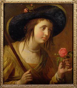 ボヘミアのソフィア王女（1630〜1714年）、羊飼いのジョージ1世の母 作： Gerrit van Honthorst