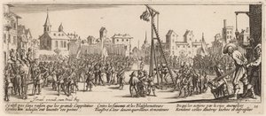 ストラップド 作： Gerrit van Schagen after Jacques Callot
