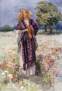 The Fair Serena (カラー リソ) 作： Gertrude E. Demain (after) Hammond