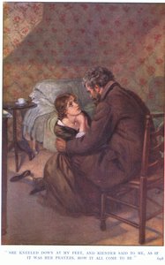 彼女は私の足元にひざまずき、キエンダーは私にこう言いました。 作： Gertrude E. Demain Hammond