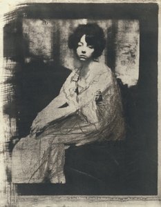 [座っている女性] 作： Gertrude Käsebier