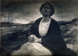母性の遺産、190004（手作業で追加されたプラチナプリント） 作： Gertrude Käsebier