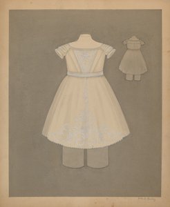 子供のドレス、c。 1937年。 作： Gertrude Lemberg