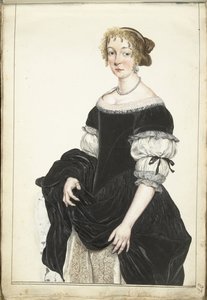 アレッタ・パンクラスの肖像 作： Gesina ter Borch