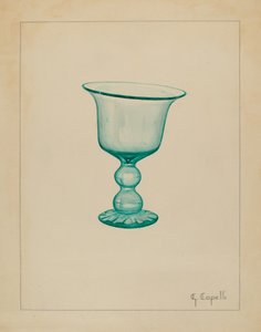 ゴブレット、c。 1936年。 作： Giacinto Capelli