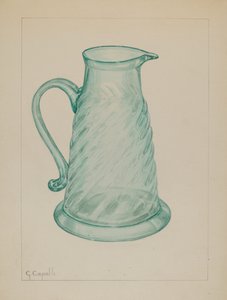 糖蜜水差し、c。 1937年。 作： Giacinto Capelli