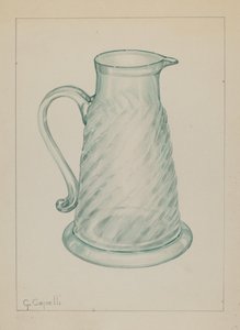 糖蜜水差し、c。 1937年。 作： Giacinto Capelli