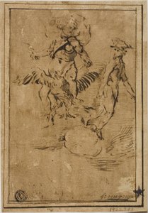 雲の中の木星と水星 作： Giacinto Gimignani