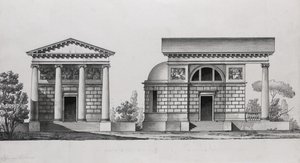 Tutomlin家族のための教会の設計 作： Giacomo Antonio Domenico Quarenghi