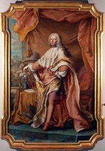 ジェネスのドージェの肖像 ジャン・フランチェスコ2世 ブリニョーレ・サレ（ブリニョーレ・サレ）（1695-1748） 絵画 ヤコポ（またはジャコモ）・アントニオ・ボーニ（1688-1766） 1747-1748 日。266x179 cm ゲネス、ストラーダ・ヌォーヴァ博物館（旧パラッツォ・ロッソ 作： Giacomo Boni