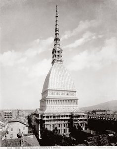 トリノのアントネリアのほくろの眺め、1890年頃 作： Giacomo Brogi