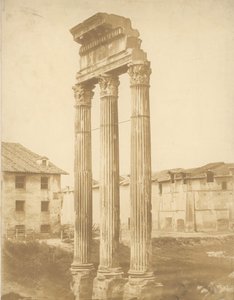 [ローマ遺跡】1860年代。 作： Giacomo Caneva.