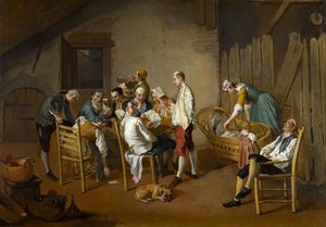 カードゲーム、c.1738-1750