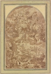 1656年のナポリの大災害 作： Giacomo Farelli