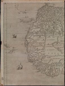 アフリカ地図 作： Giacomo Gastaldi