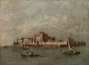 ロザリオの聖母の島 作： Giacomo Guardi