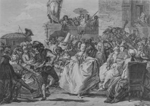 メヌエット、1765年。 作： Giacomo Leonardis